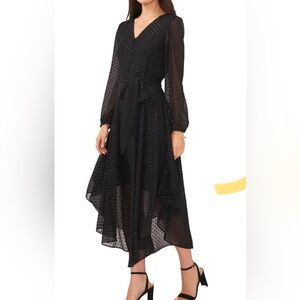 Chaus Long Sleeve V Neck dress